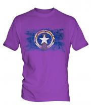 Northern Mariana Islands Distressed Flag Mens T-Shirt