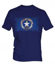 Northern Mariana Islands Distressed Flag Mens T-Shirt