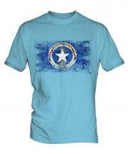 Northern Mariana Islands Distressed Flag Mens T-Shirt