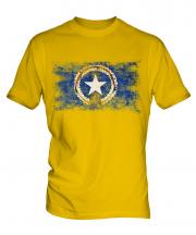 Northern Mariana Islands Distressed Flag Mens T-Shirt