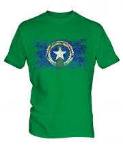 Northern Mariana Islands Distressed Flag Mens T-Shirt