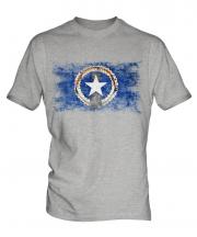 Northern Mariana Islands Distressed Flag Mens T-Shirt