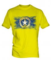 Northern Mariana Islands Distressed Flag Mens T-Shirt