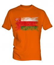 Oman Distressed Flag Mens T-Shirt
