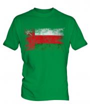 Oman Distressed Flag Mens T-Shirt