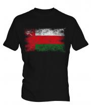 Oman Distressed Flag Mens T-Shirt