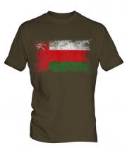 Oman Distressed Flag Mens T-Shirt