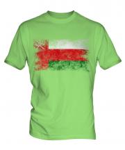Oman Distressed Flag Mens T-Shirt