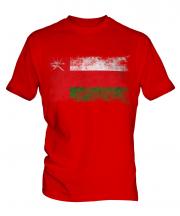 Oman Distressed Flag Mens T-Shirt
