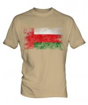 Oman Distressed Flag Mens T-Shirt