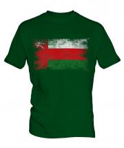 Oman Distressed Flag Mens T-Shirt