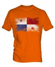 Panama Distressed Flag Mens T-Shirt