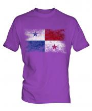 Panama Distressed Flag Mens T-Shirt