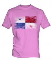 Panama Distressed Flag Mens T-Shirt