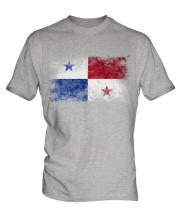 Panama Distressed Flag Mens T-Shirt