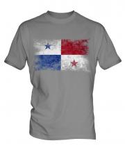 Panama Distressed Flag Mens T-Shirt
