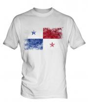 Panama Distressed Flag Mens T-Shirt