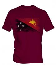 Papua New Guinea Distressed Flag Mens T-Shirt