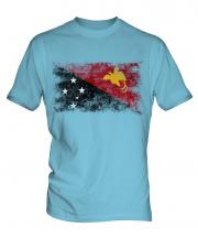 Papua New Guinea Distressed Flag Mens T-Shirt