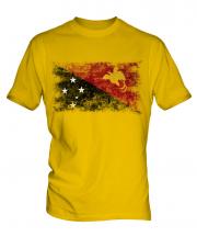 Papua New Guinea Distressed Flag Mens T-Shirt