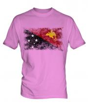 Papua New Guinea Distressed Flag Mens T-Shirt