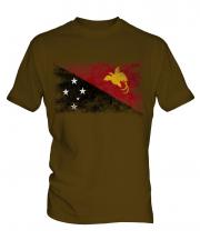 Papua New Guinea Distressed Flag Mens T-Shirt