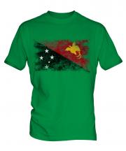 Papua New Guinea Distressed Flag Mens T-Shirt