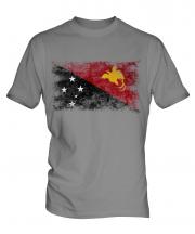 Papua New Guinea Distressed Flag Mens T-Shirt
