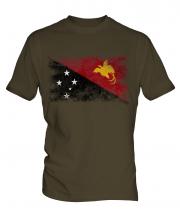 Papua New Guinea Distressed Flag Mens T-Shirt