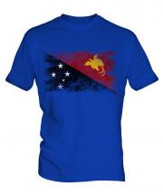 Papua New Guinea Distressed Flag Mens T-Shirt