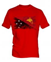 Papua New Guinea Distressed Flag Mens T-Shirt