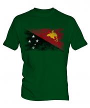 Papua New Guinea Distressed Flag Mens T-Shirt