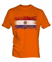 Paraguay Distressed Flag Mens T-Shirt
