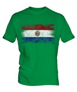 Paraguay Distressed Flag Mens T-Shirt