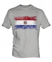 Paraguay Distressed Flag Mens T-Shirt