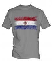 Paraguay Distressed Flag Mens T-Shirt