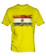Paraguay Distressed Flag Mens T-Shirt