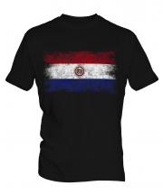 Paraguay Distressed Flag Mens T-Shirt