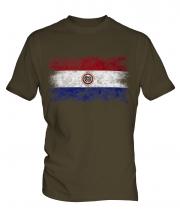 Paraguay Distressed Flag Mens T-Shirt