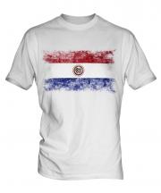 Paraguay Distressed Flag Mens T-Shirt