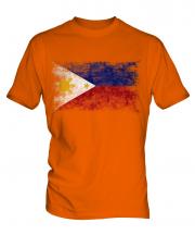 Philippines Distressed Flag Mens T-Shirt
