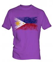 Philippines Distressed Flag Mens T-Shirt