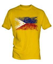 Philippines Distressed Flag Mens T-Shirt