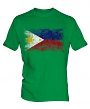 Philippines Distressed Flag Mens T-Shirt