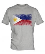 Philippines Distressed Flag Mens T-Shirt