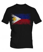 Philippines Distressed Flag Mens T-Shirt