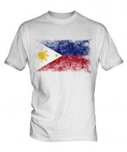 Philippines Distressed Flag Mens T-Shirt