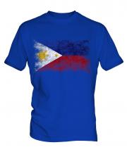 Philippines Distressed Flag Mens T-Shirt