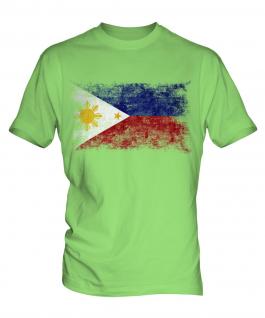 Philippines Distressed Flag Mens T-Shirt