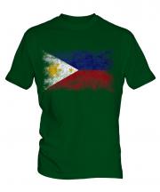 Philippines Distressed Flag Mens T-Shirt